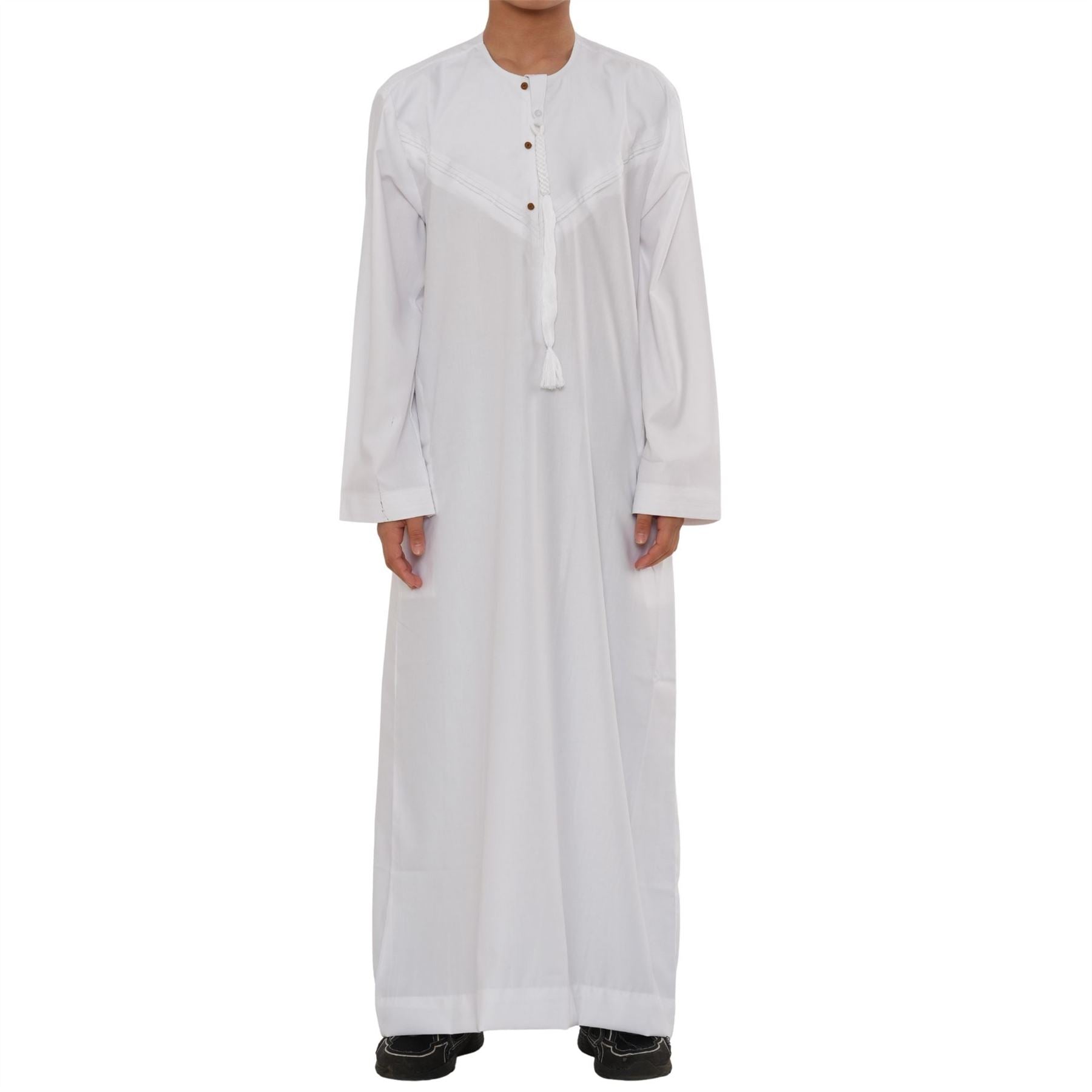 HM11 - Boy's Thobe Emirati Omani Bobble Button String Tassel