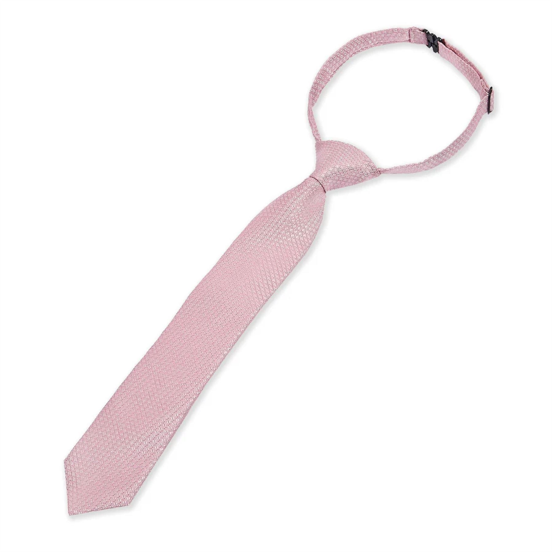 Boys Textured Necktie Satin Silk Tie