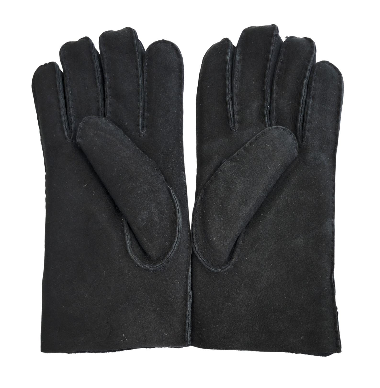 Men’s Sheepskin Suede Leather Wool Lining Gloves