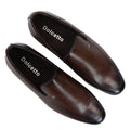 Men's Slip On Loafers Formal Dress Shoes Black Brown - Knighthood Store