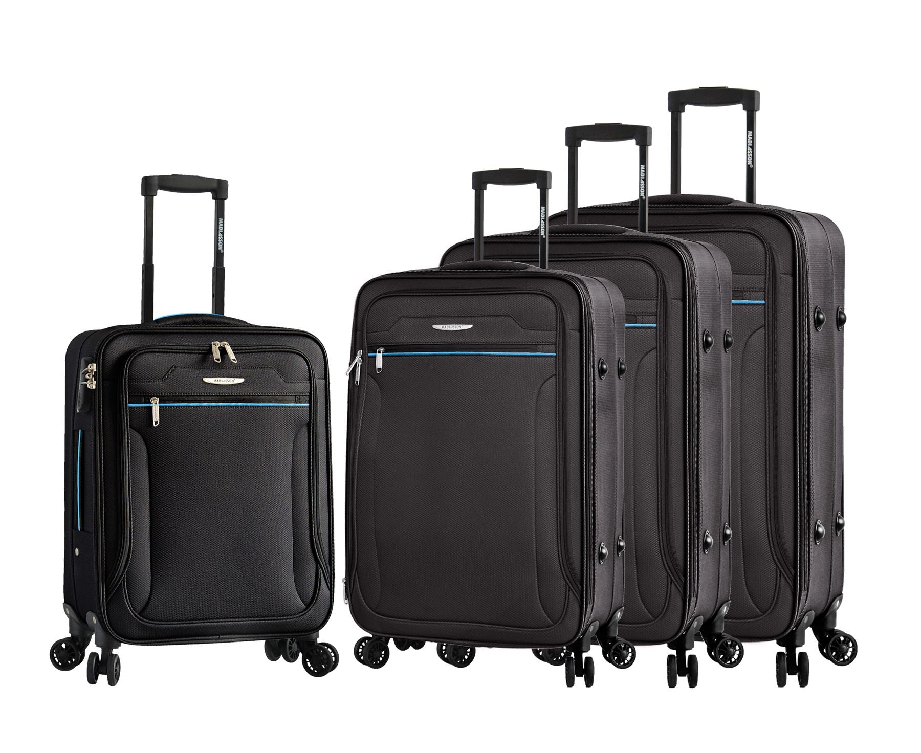 Lightweight Suitcase 4 Spinner Wheels Expandable Luggage