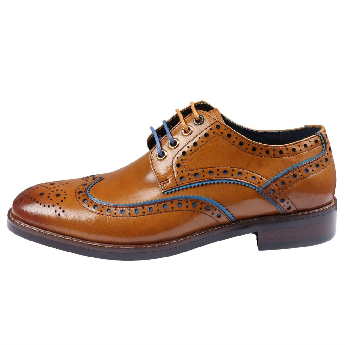 Men's Shoes Leather Brogue Lace Up Formal Dress Shoe - Knighthood Store