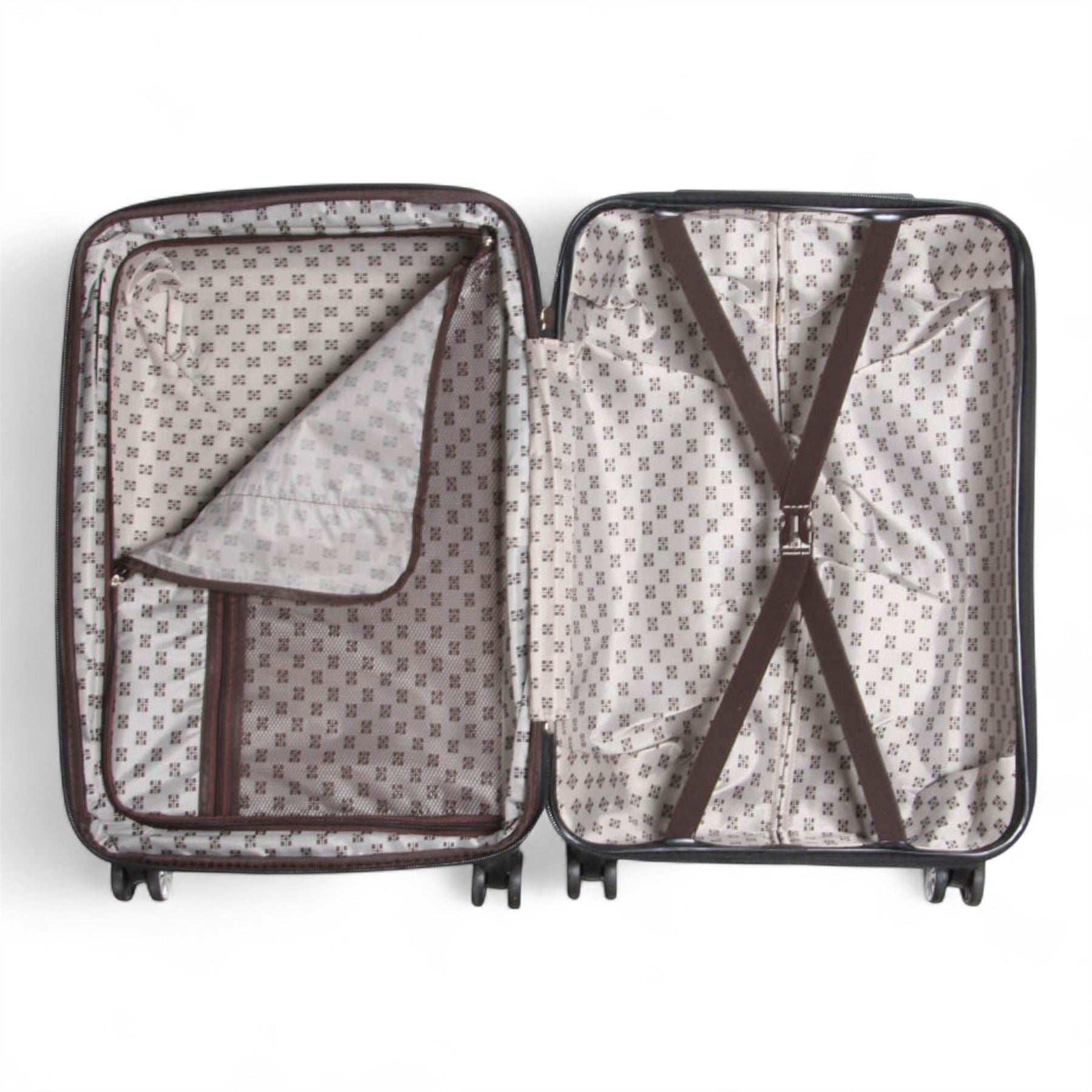Hard Shell Suitcase Set Dual 4-Wheel Spinner Travel Luggage