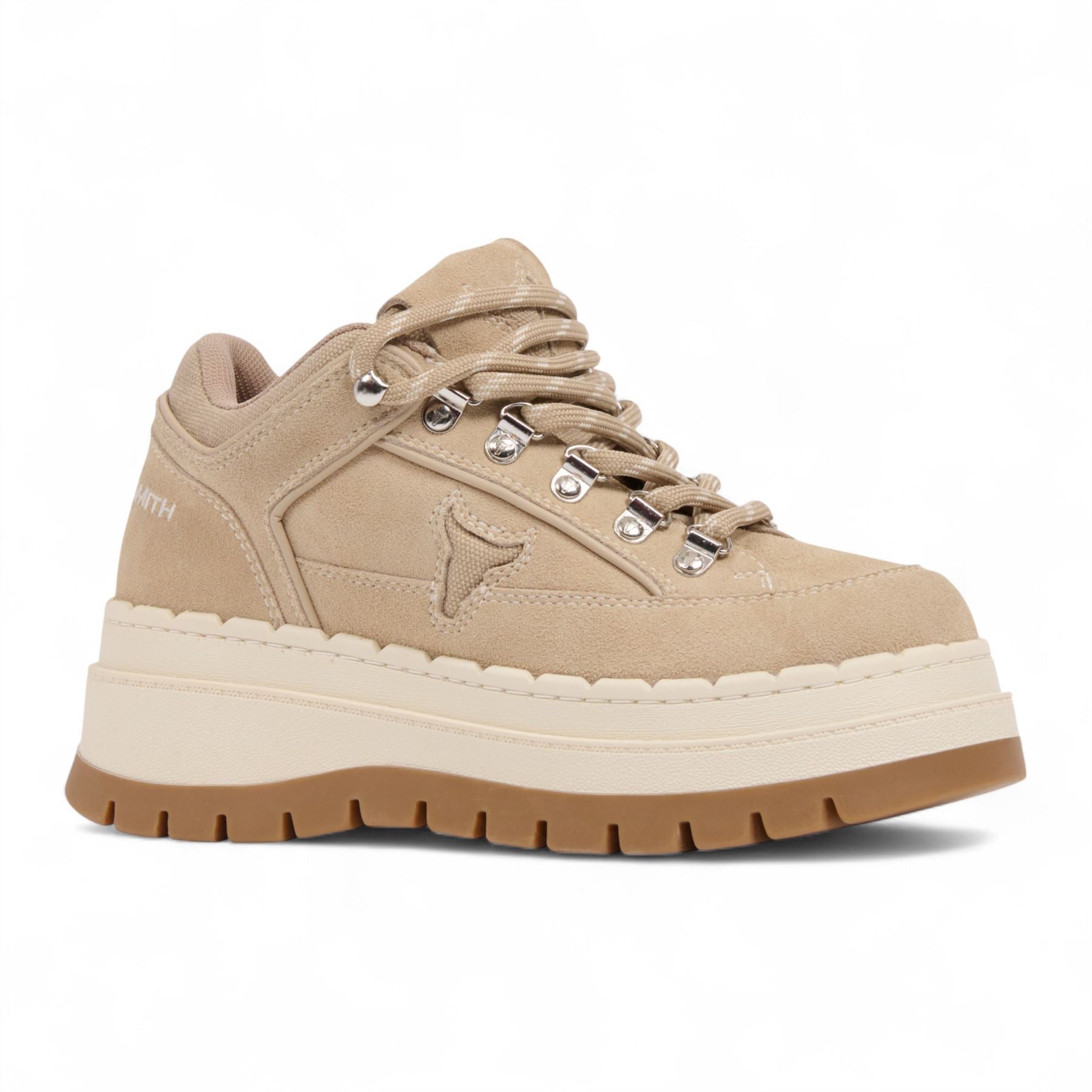 Ultimatum - Women's Sand Brown Chunky Platform Sneakers