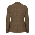 Women's Blazer Brown Tweed Tailored Fit Formal Jacket - Knighthood Store