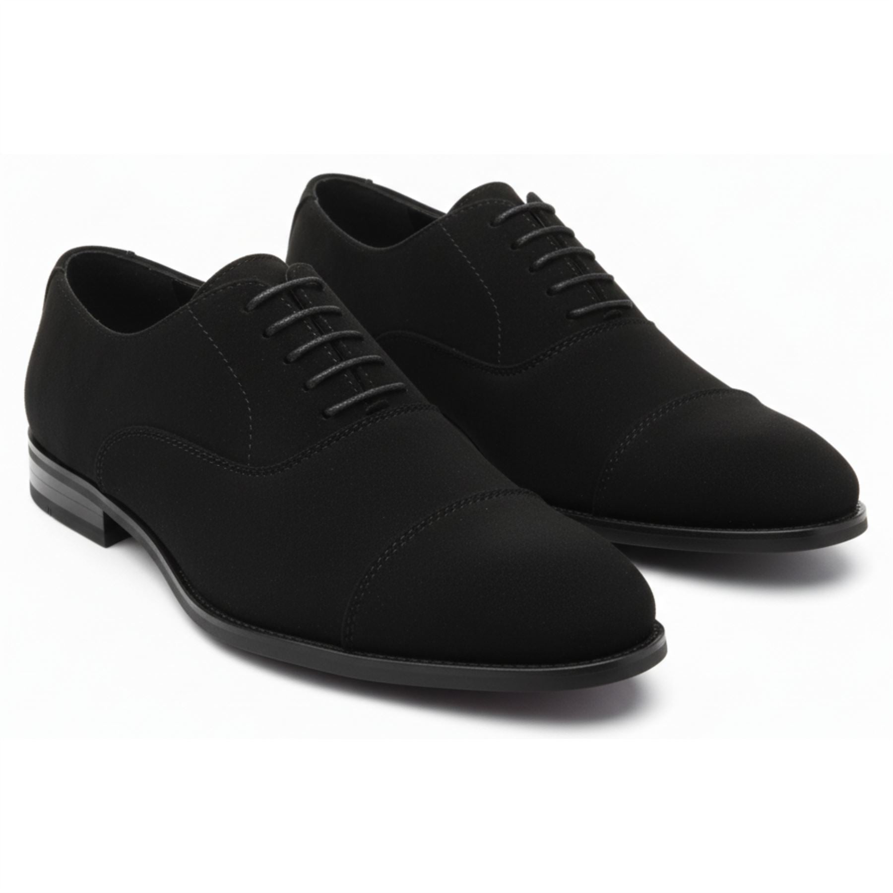 Men's Faux Suede Lace-Up Oxford Shoes