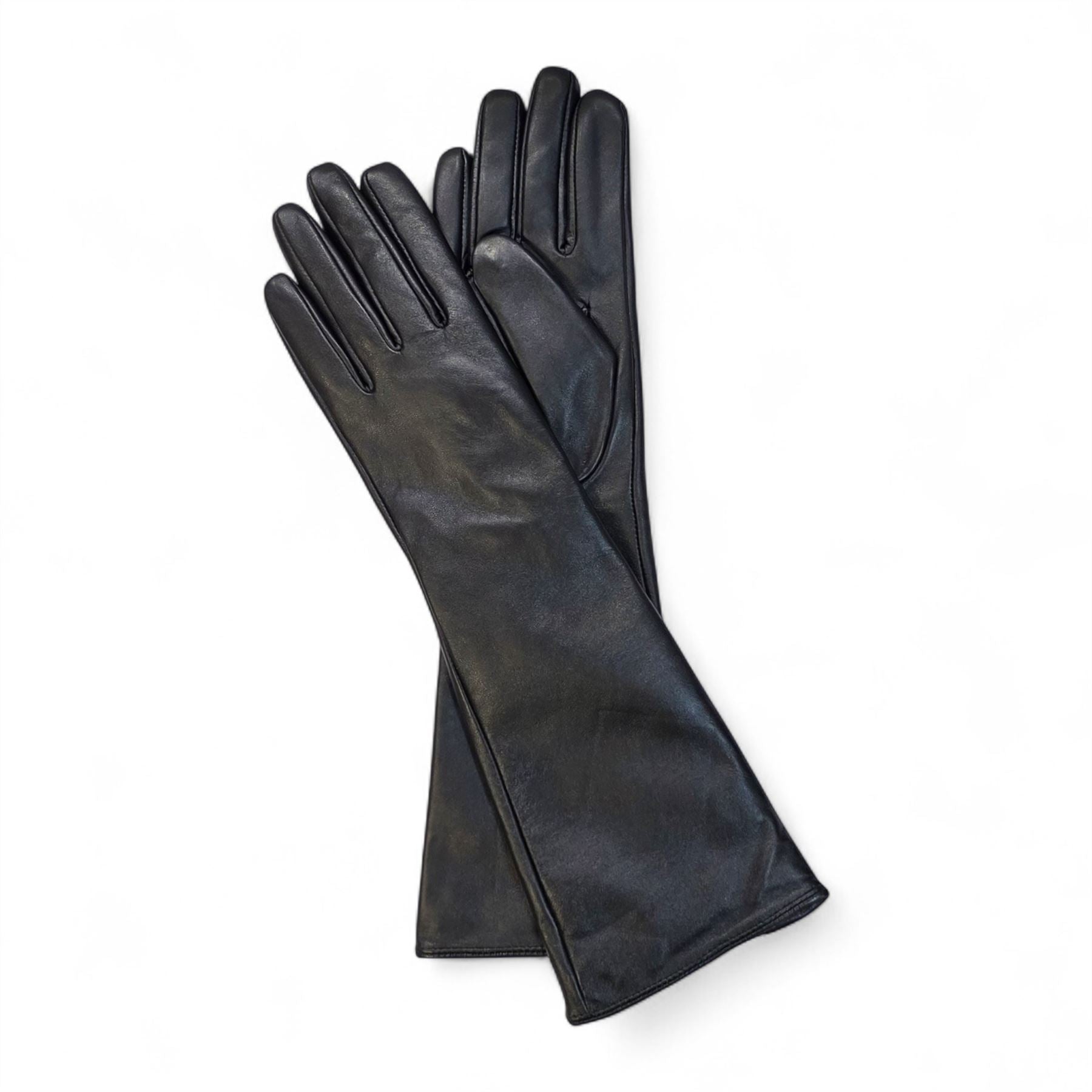 Women’s Genuine Sheepskin Leather Elbow Length Gloves