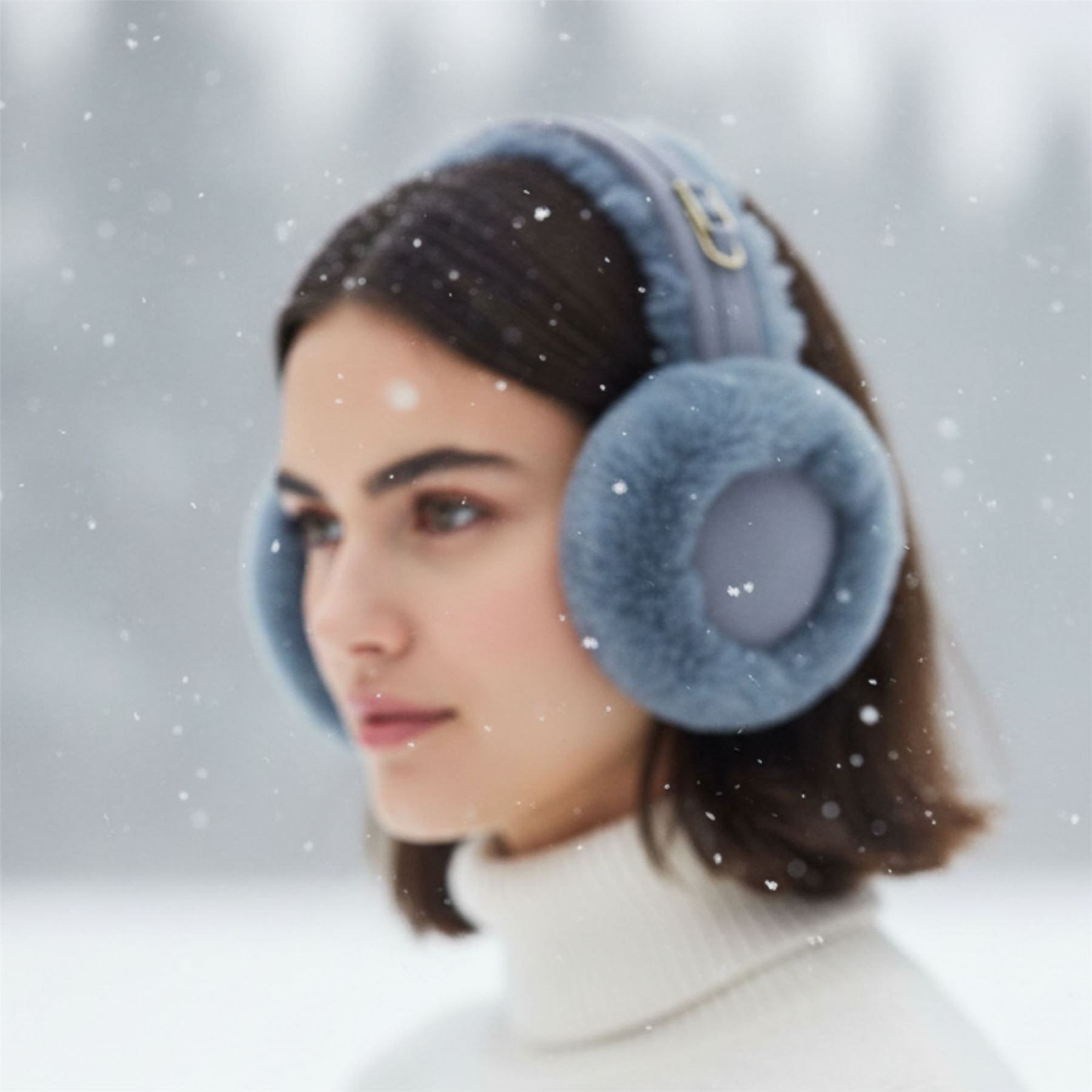 Womens Sheepskin Shearling Winter Ear Muffs