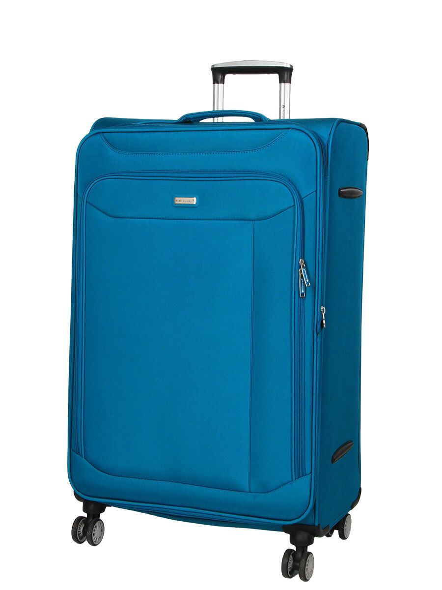 Soft Suitcase Dual 4-Wheel Spinners Expandable Luggage