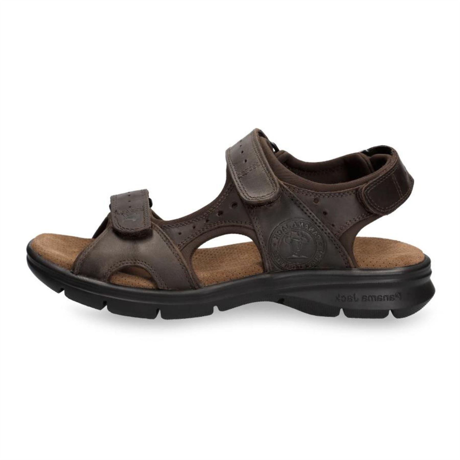 Men's Sandals Salton Basics C1 Open Toe Leather Summer Shoes - Knighthood Store