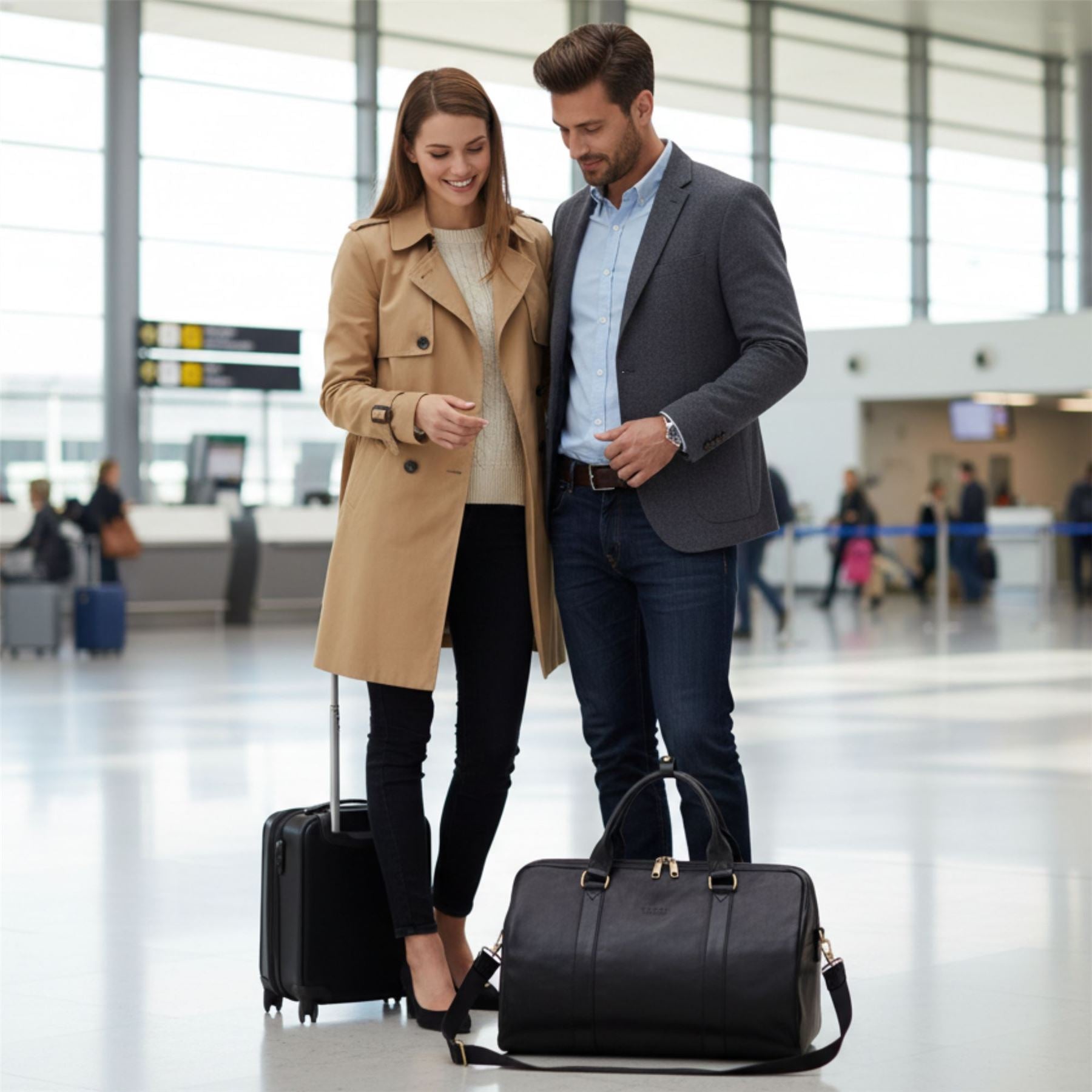 Atlas - Genuine Leather Vintage Duffle Bag