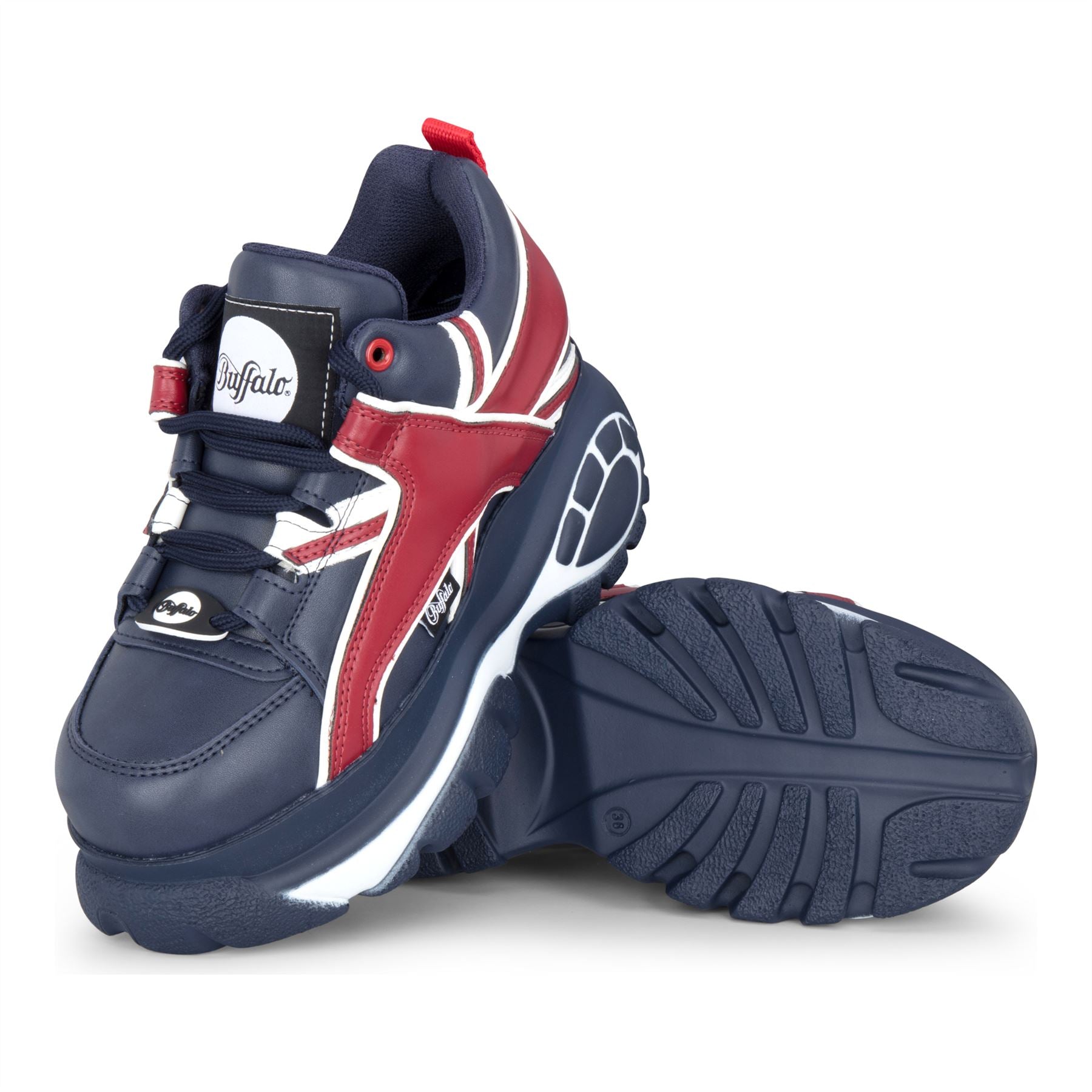 1339-14 - Women’s Blue Platform Chunky Fashion Sneakers