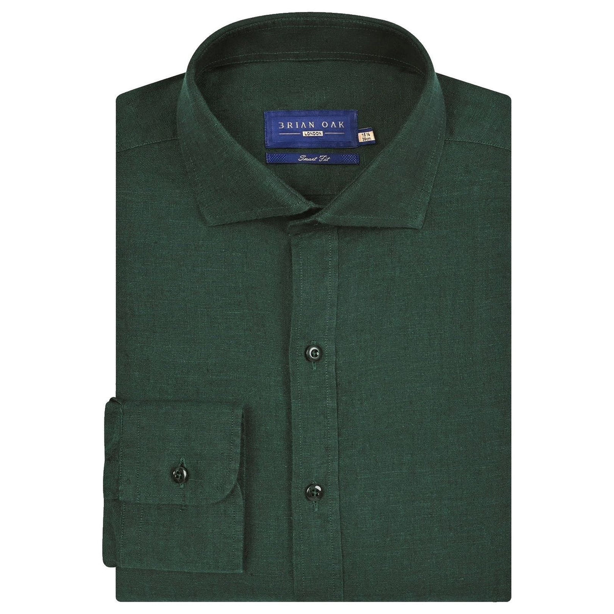 Men's Pure Linen Shirt - Green