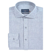 Men's Pure Linen Shirt - Light Grey