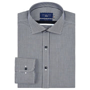 Men's Black Mini Check Shirt