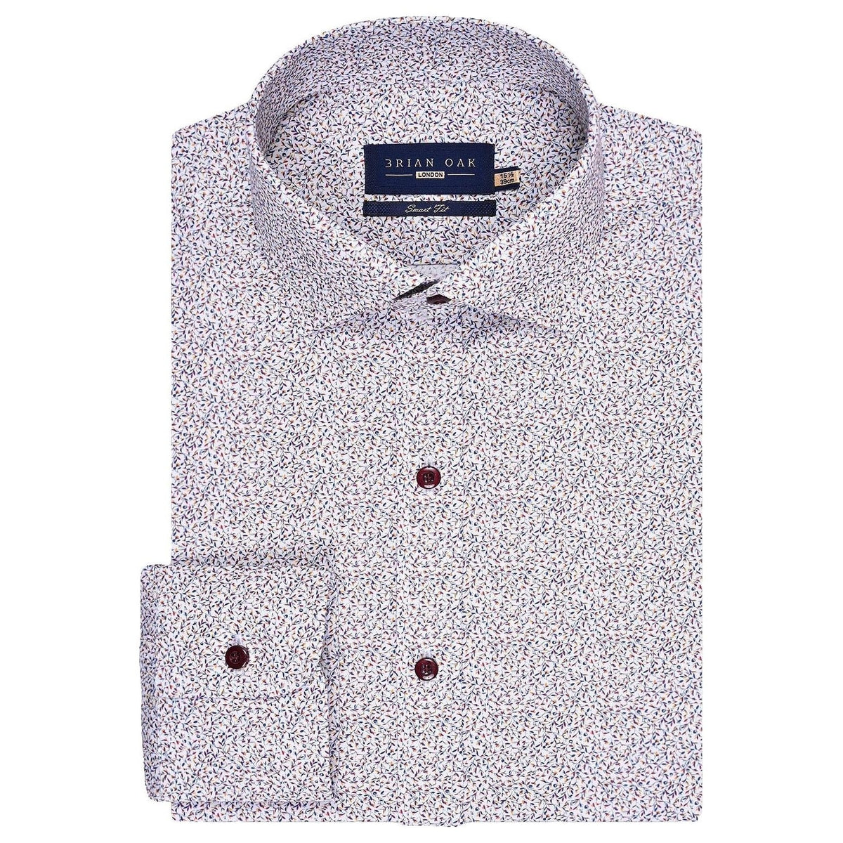 Men's Floral Patterned Cotton Shirt
