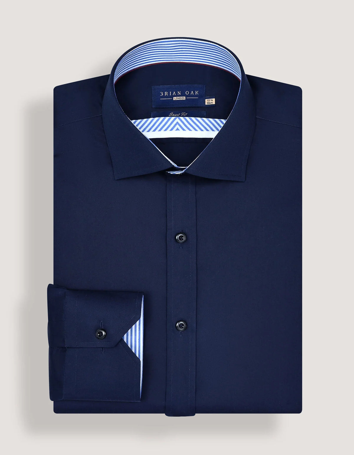 Men's Navy Designer Formal Shirt