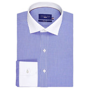 Men's Sky Blue Smart Fit Check Shirt