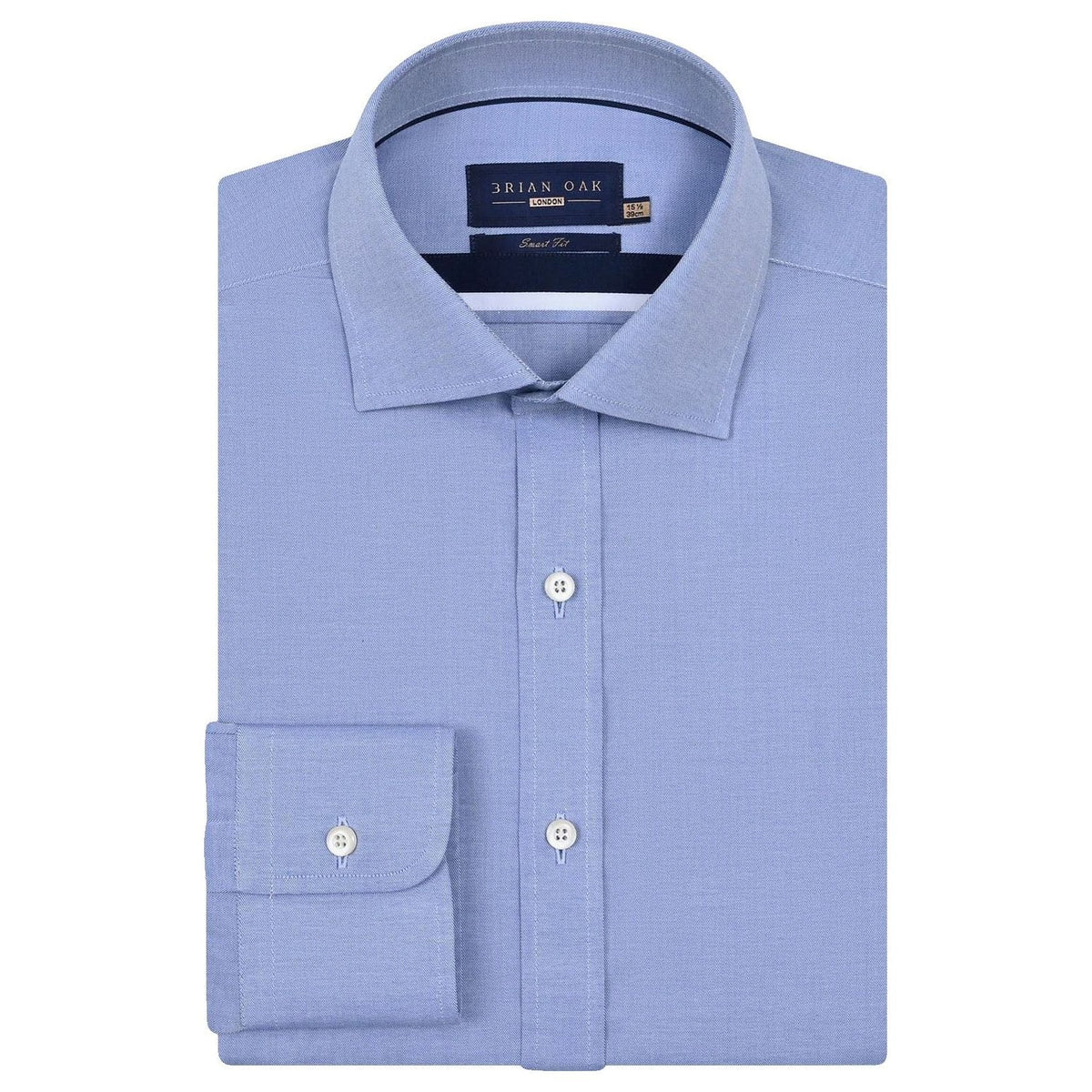 Men's Easy Iron Light Blue Dress Shirt
