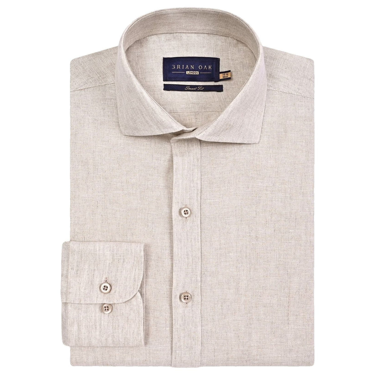 Men's Pure Linen Shirt – Fawn