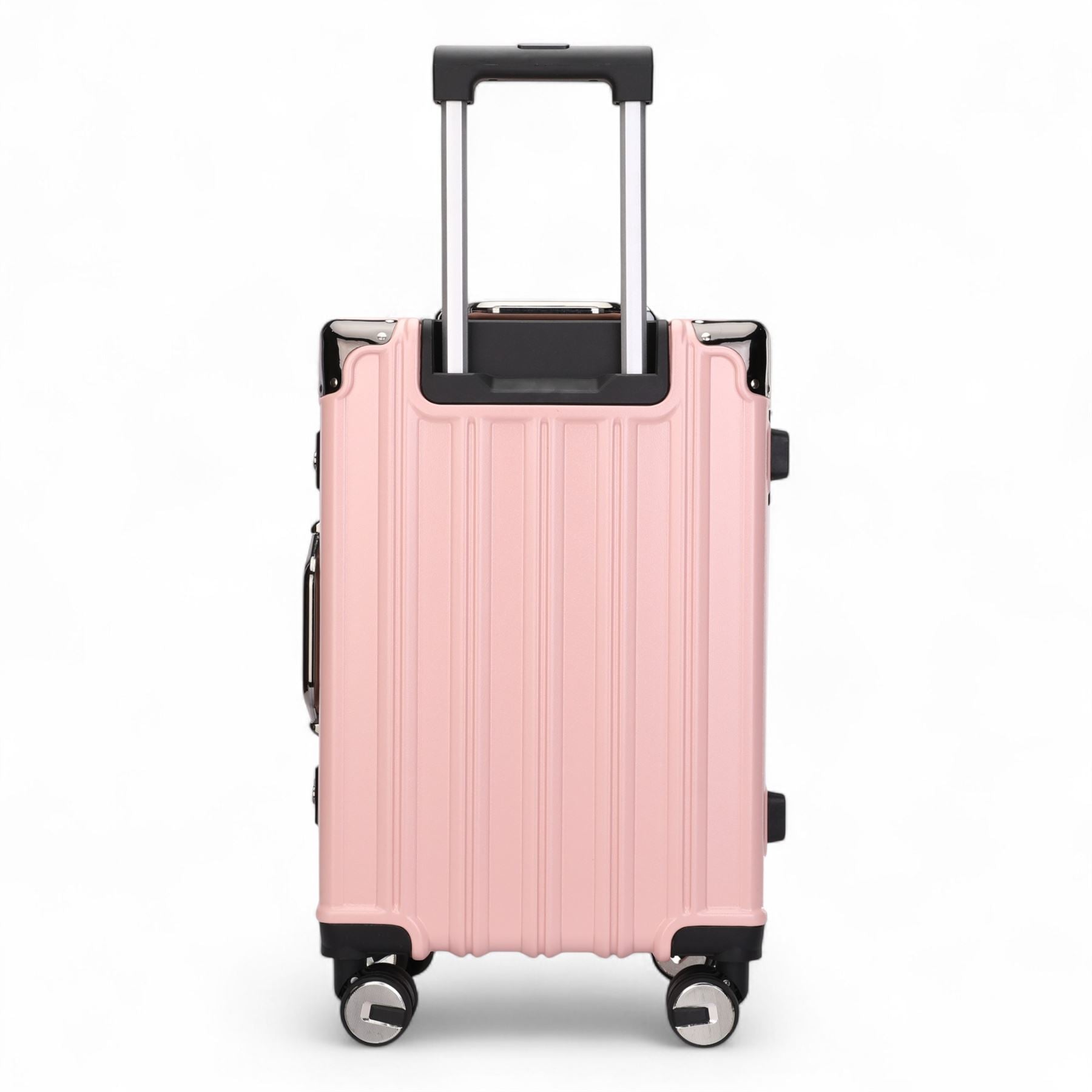 Robust Hard Shell Luggage 8 Wheel Suitcase Set