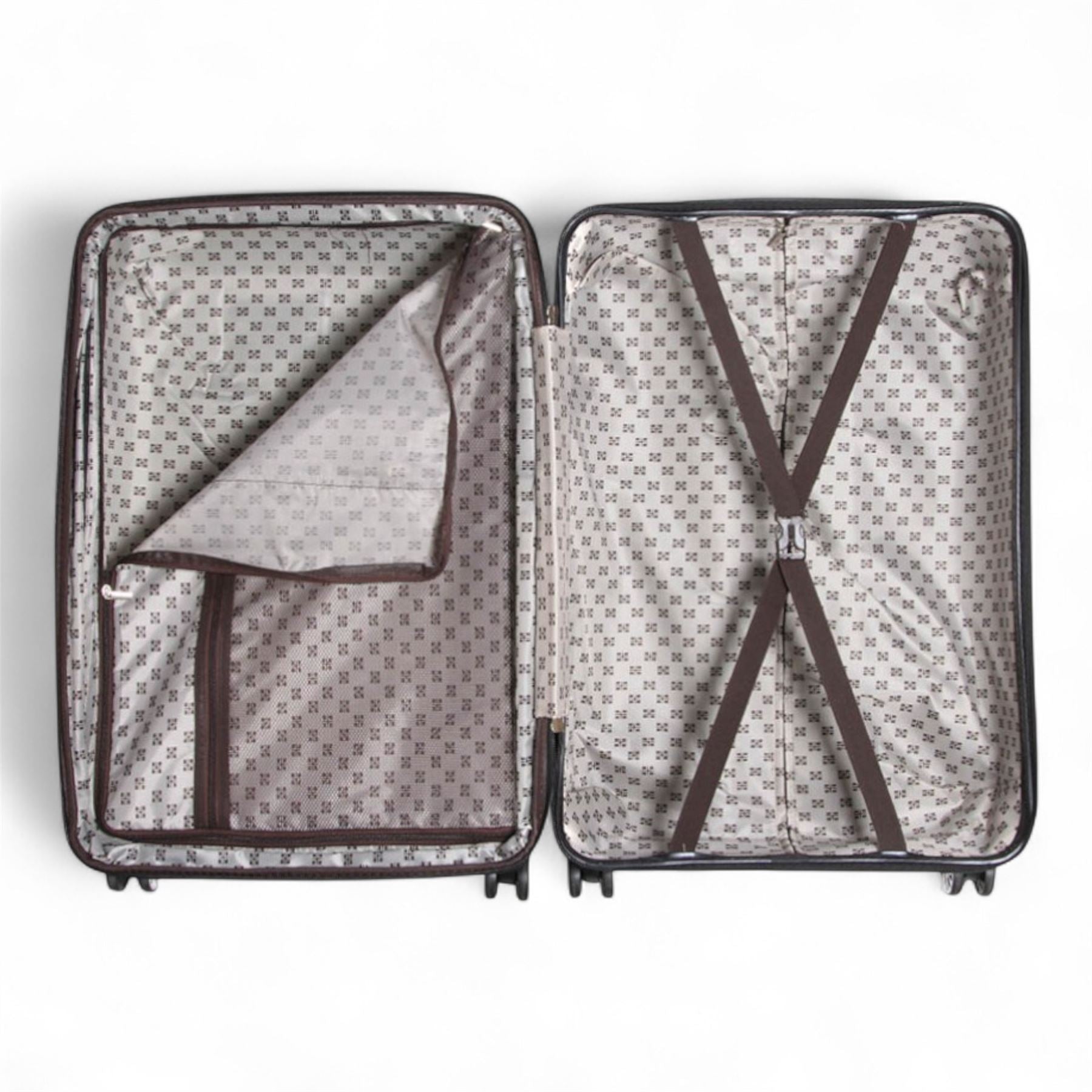 Hard Shell Suitcase Set Dual 4-Wheel Spinner Travel Luggage