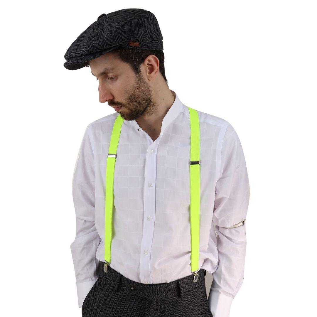 Mens Classic Vintage Retro Trouser Braces Suspenders 1920s Gatsby Blinders - Knighthood Store