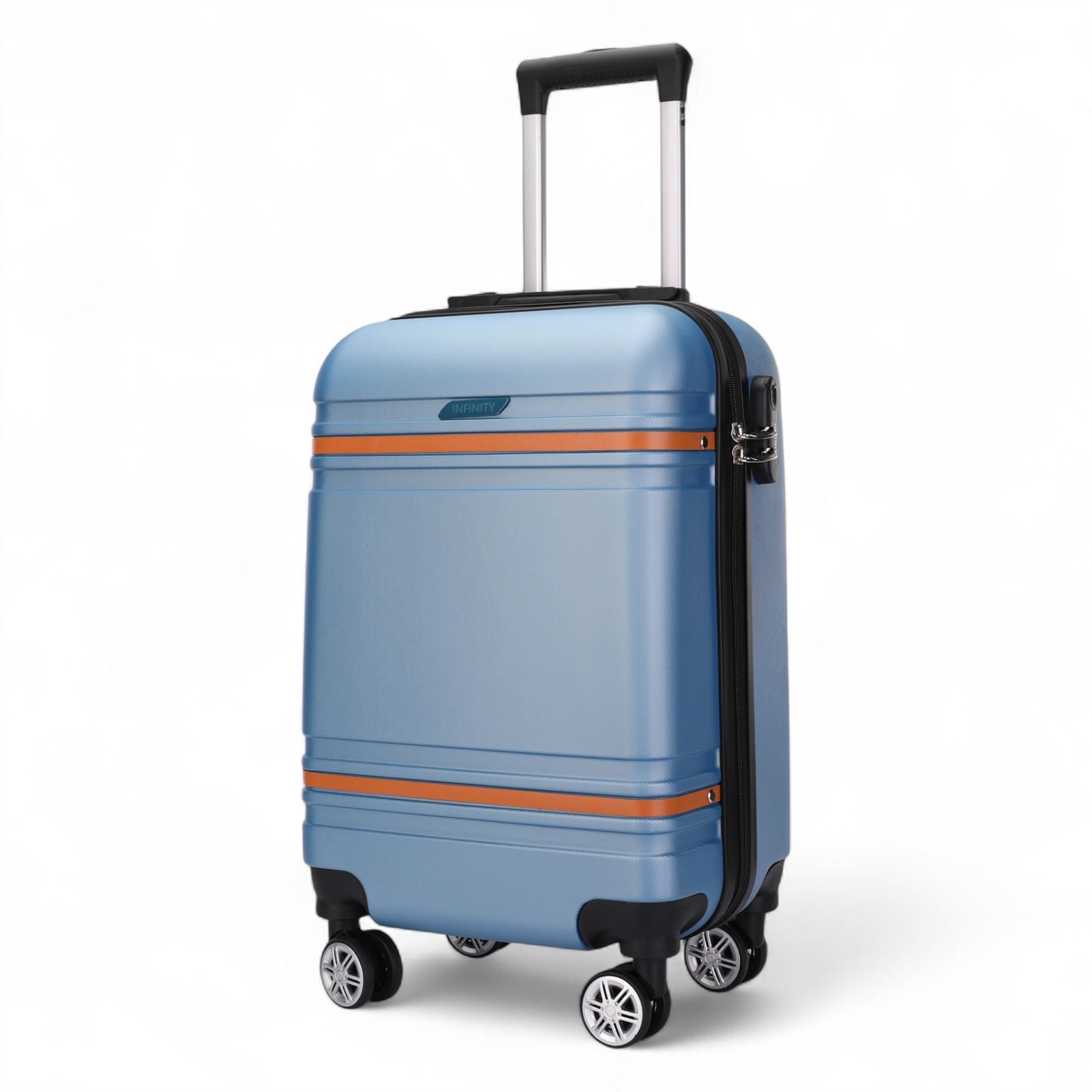 Hard Shell Modern 4-Wheel Luggage Suitcase Set