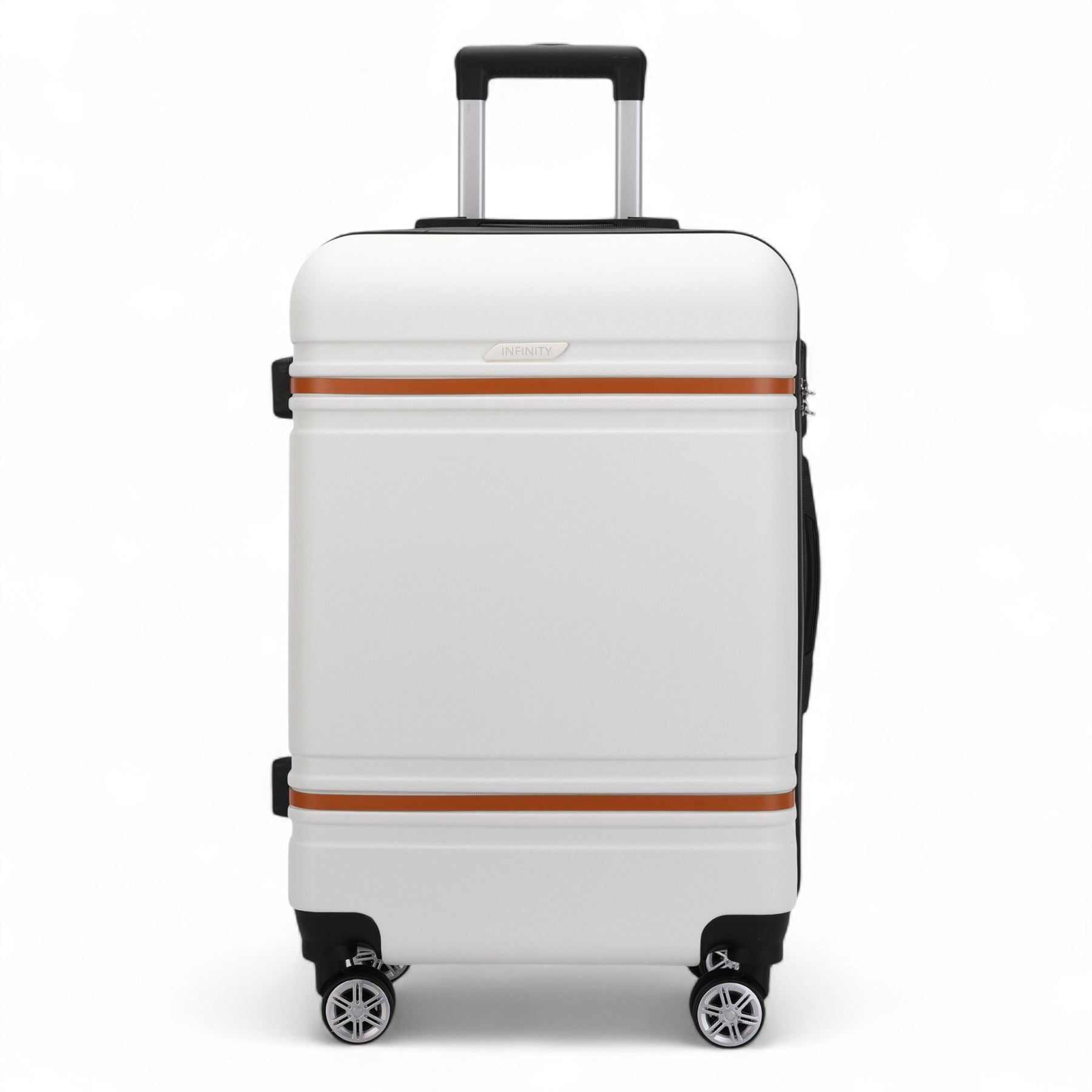 Hard Shell Modern 4-Wheel Luggage Suitcase Set