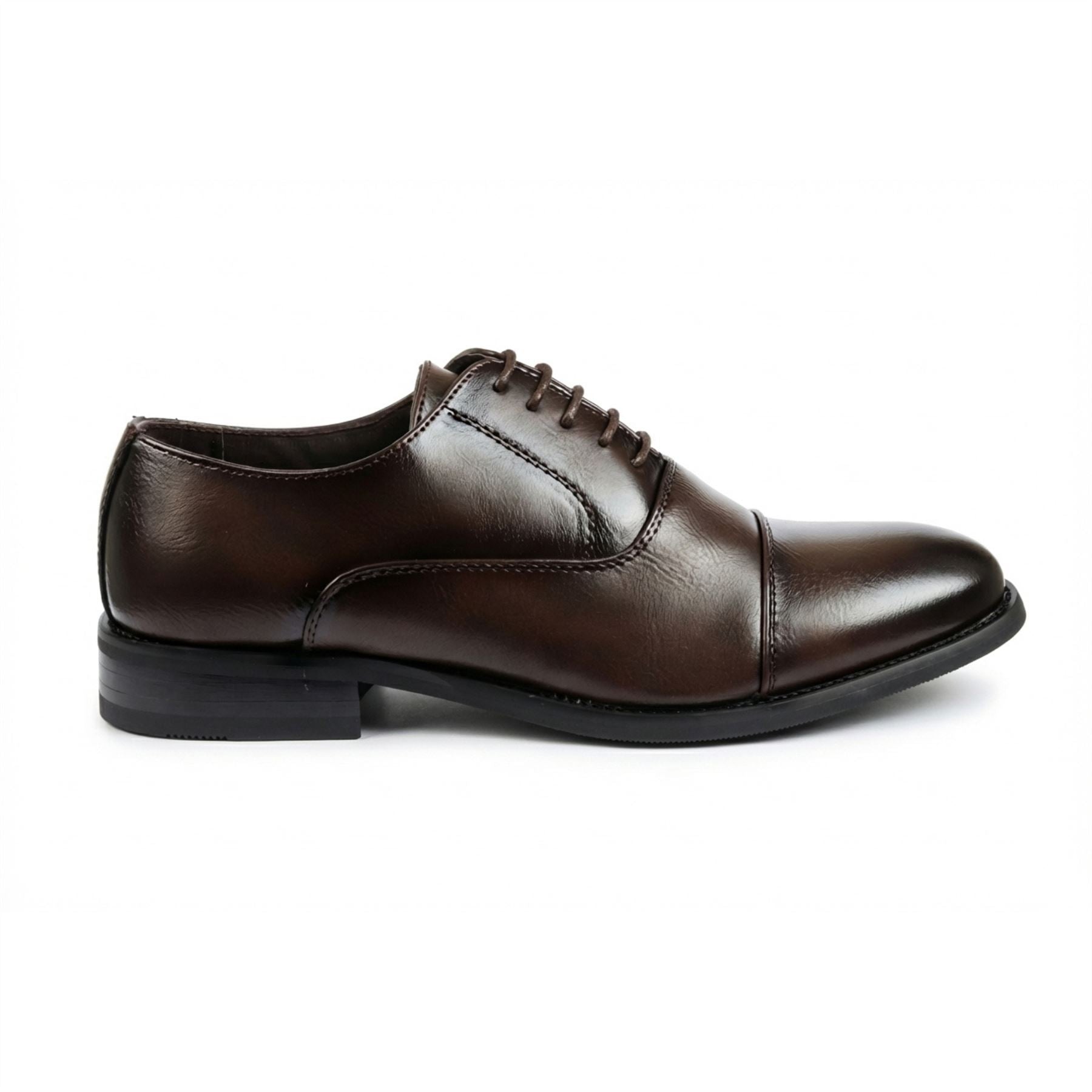 Men’s Classic Cap-Toe Oxford Lace-Up Formal Shoes