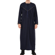TT-007 - Men's Emirati Omani Gold Embroidery Thobe