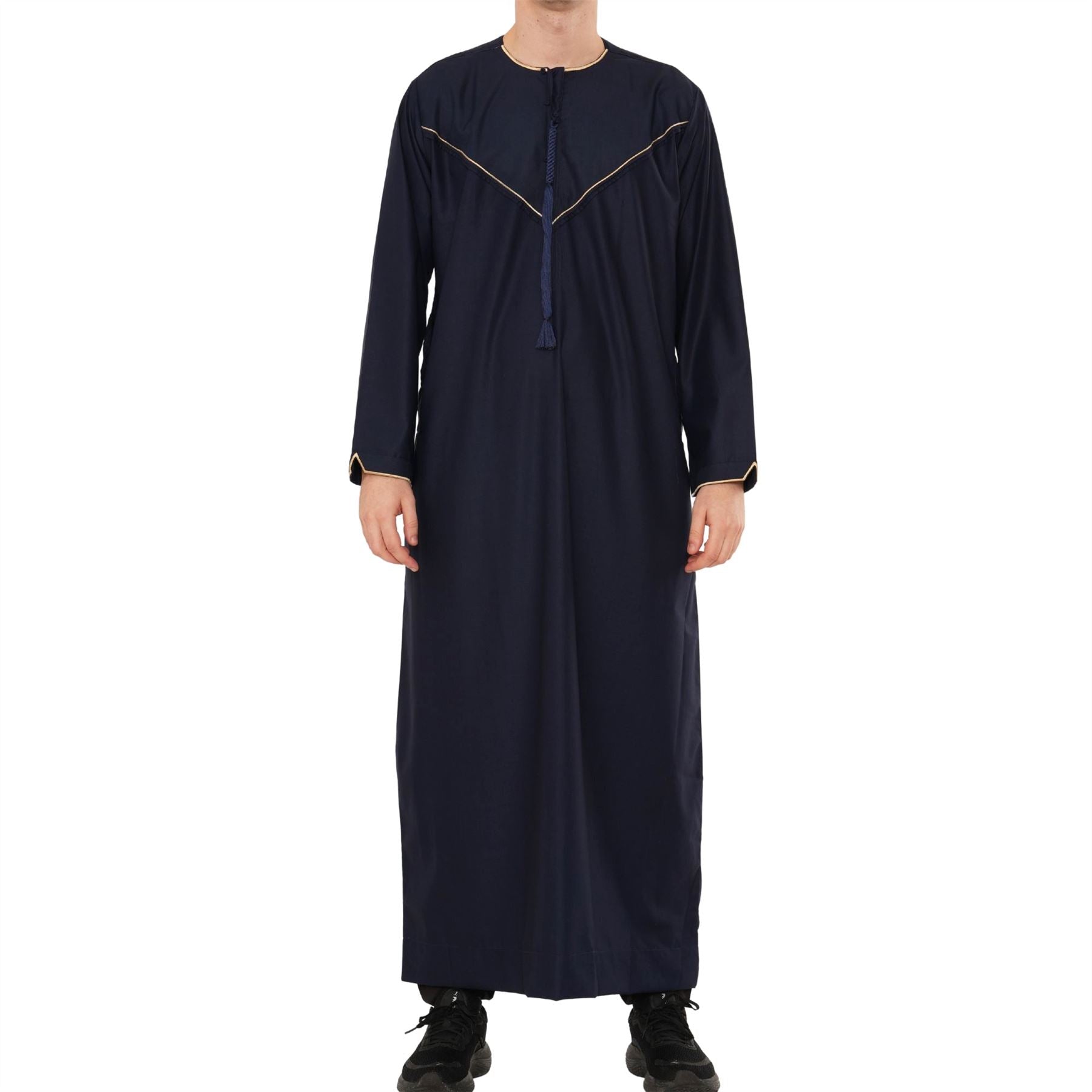 TT-007 - Men's Emirati Omani Gold Embroidery Thobe