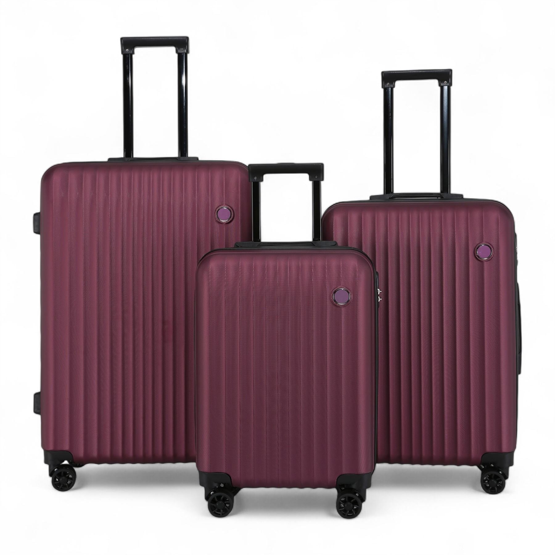 ABS Hard Shell Luggage Set Lightweight Travel Suitcases
