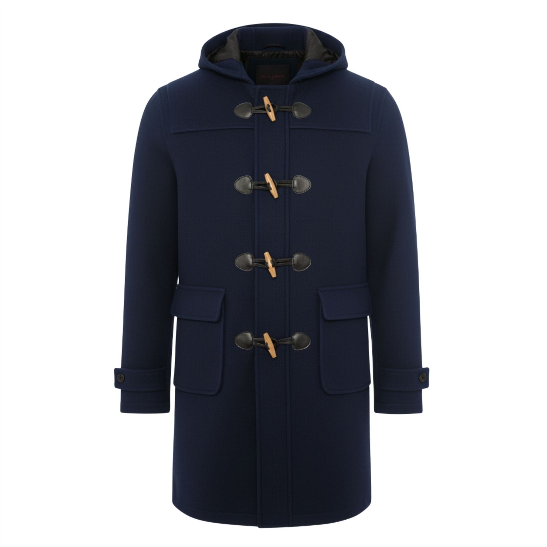 Men's Classic Toggle Fastener Hooded Duffle Coat