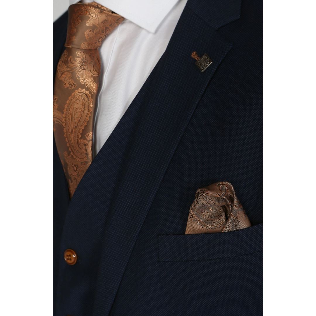 Mayfair- Men's Plain Navy Blazer Weddings & Prom