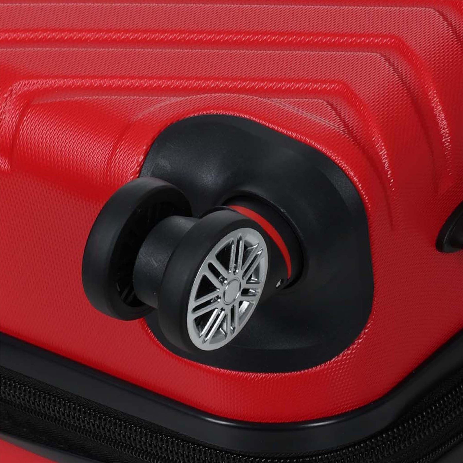 Hard Shell Luggage Set 8 Spinner Wheels ABS Suitcase