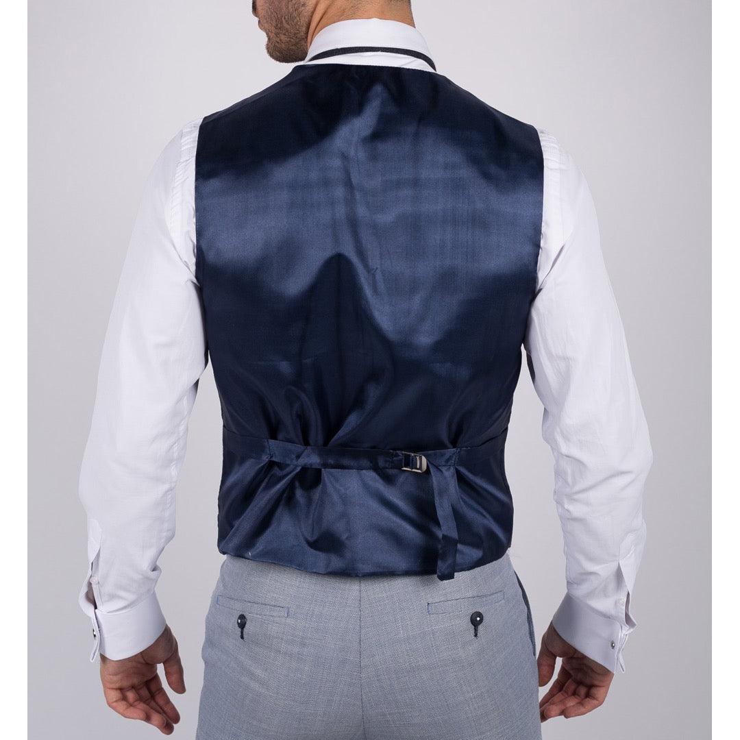 Mens Herringbone Tweed Gatsby Blinders Classic Double Breasted Waistcoat - Knighthood Store