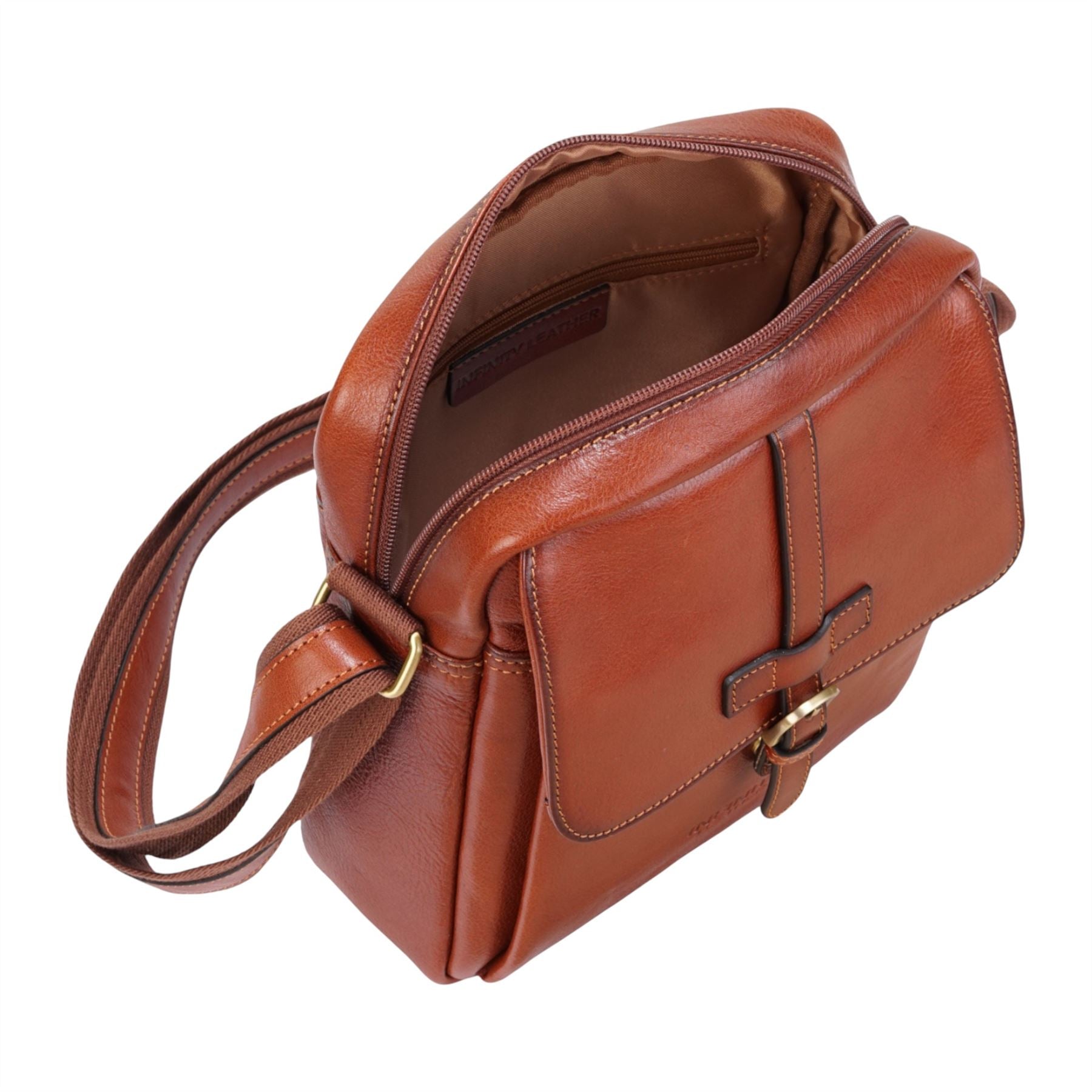 Ashby - Genuine Leather Crossbody Small Messenger Bag