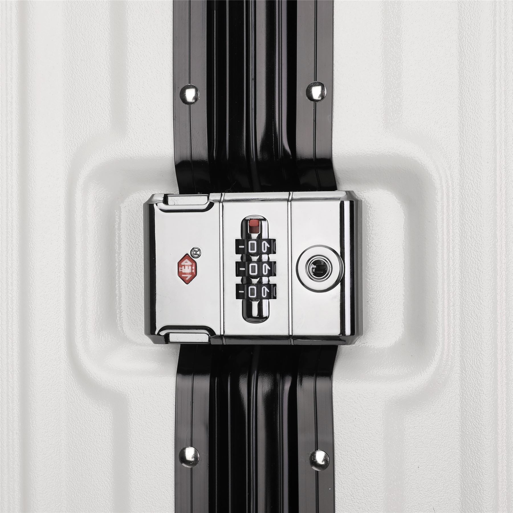 Robust Hard Shell Luggage 8 Wheel Suitcase Set