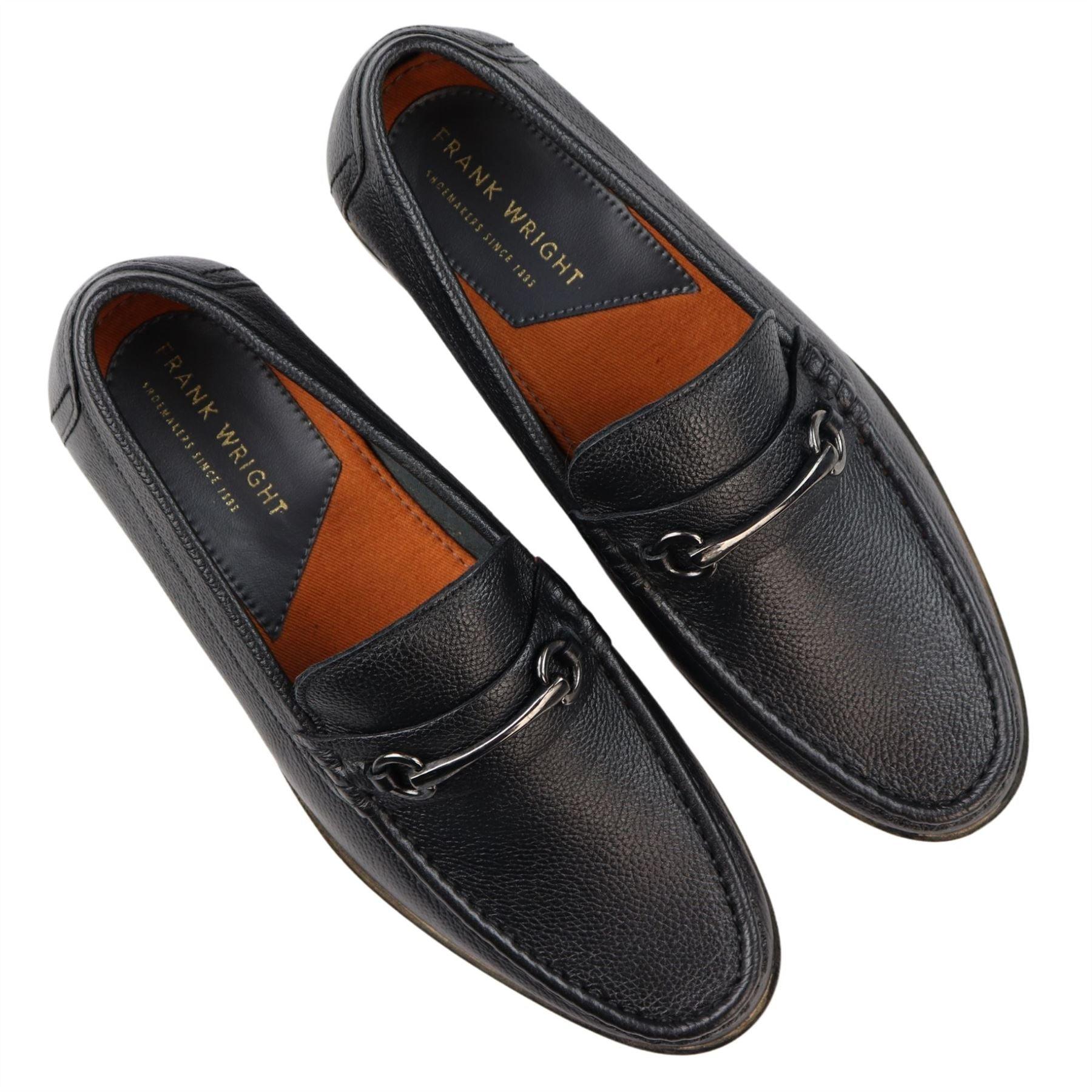 Mens Black Tan Brown Bit Loafer Slip On Smart Casual Real Leather Classic - Knighthood Store