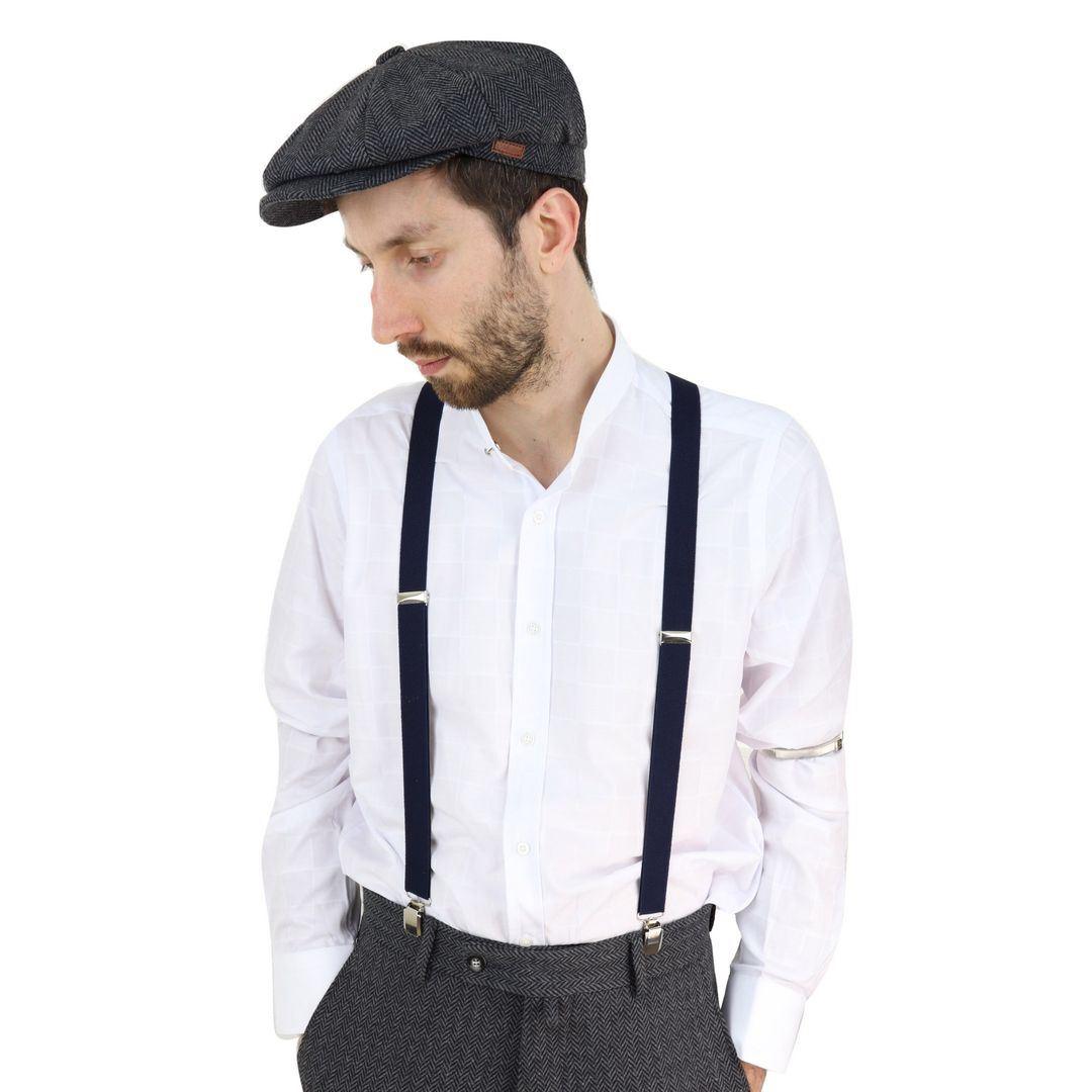 Mens Classic Vintage Retro Trouser Braces Suspenders 1920s Gatsby Blinders - Knighthood Store