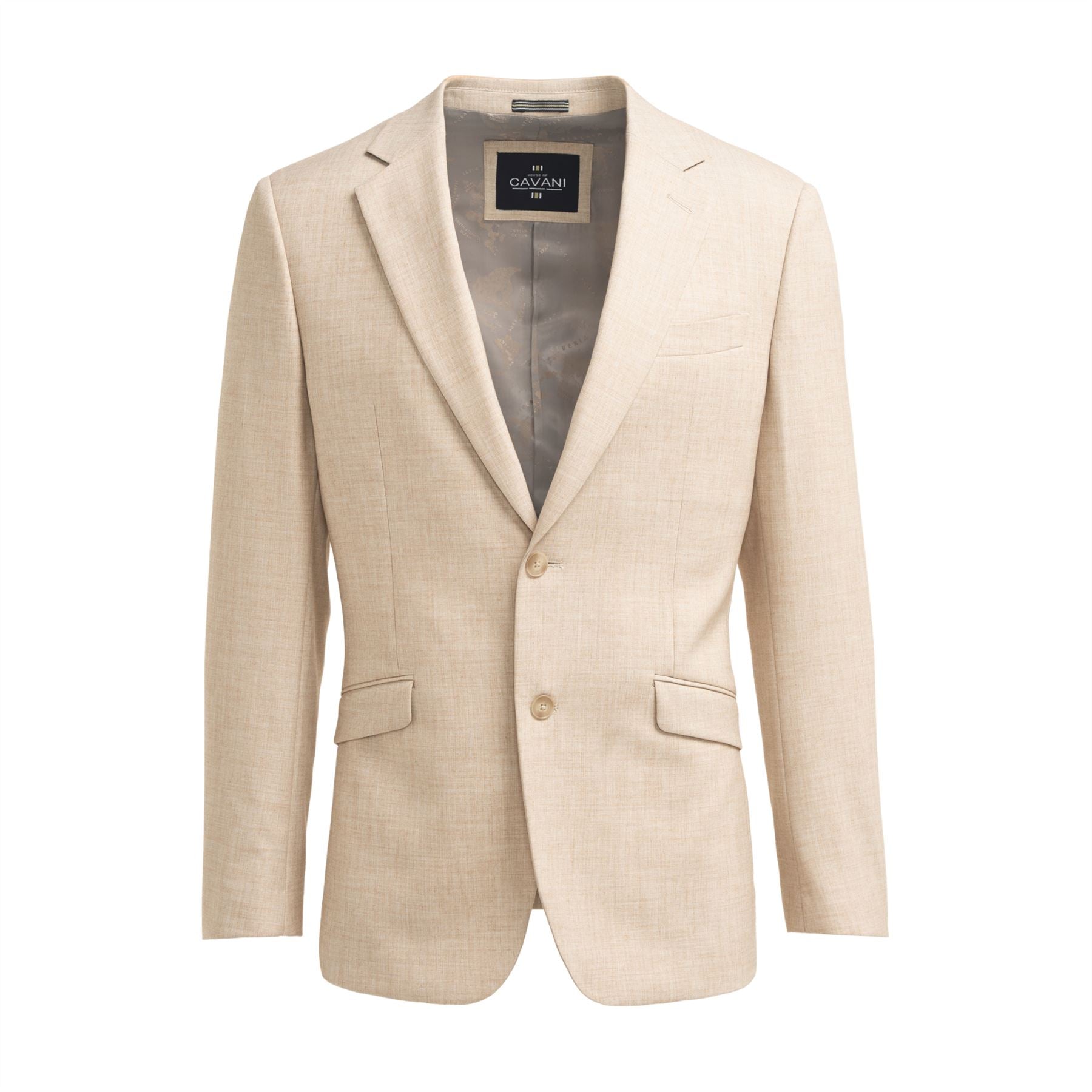Malibu - Men's Beige Textured Blazer