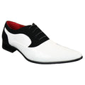 Mens Patent Shiny Suede Leather Shoes Smart Formal Laced Italian Designer - Knighthood Store