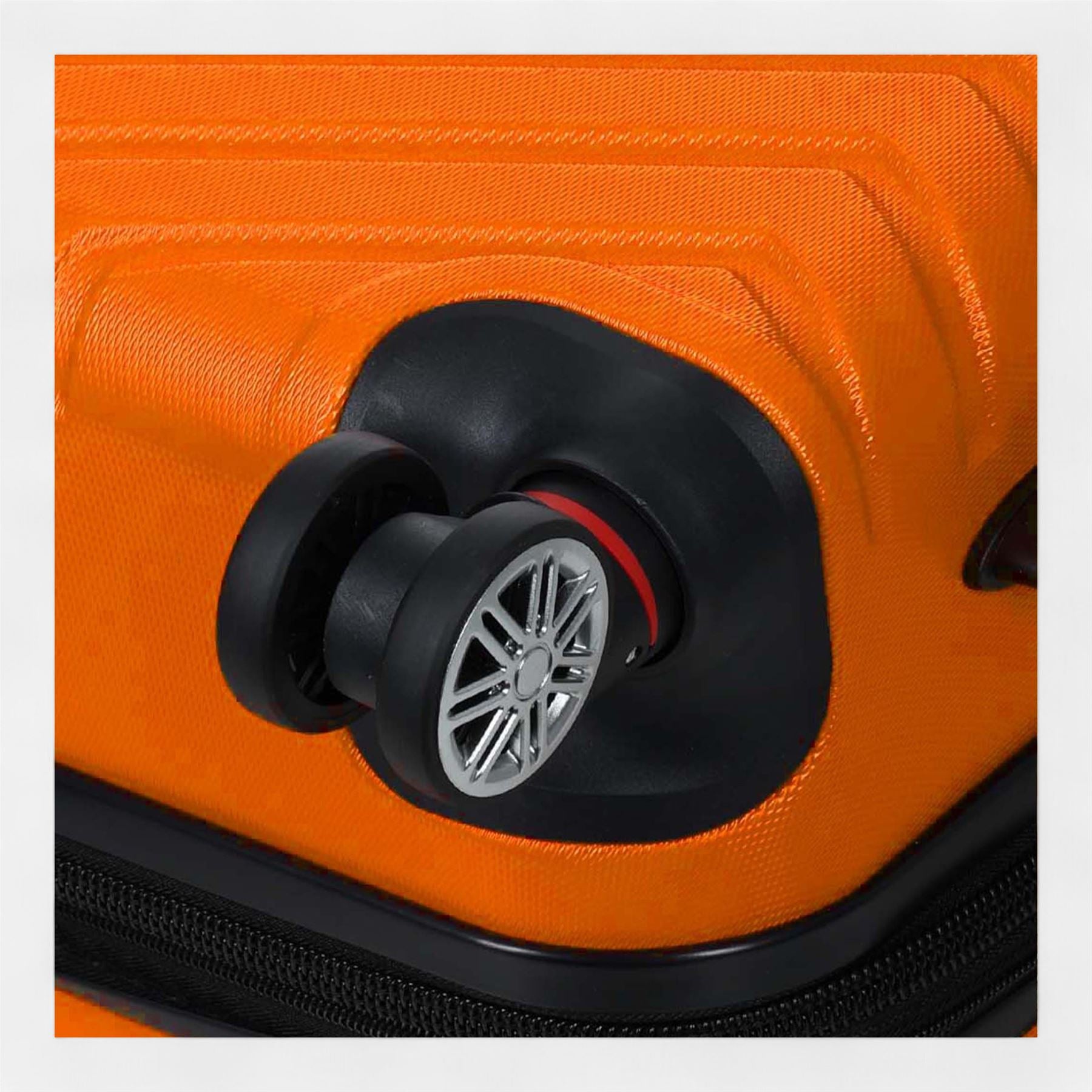 Hard Shell Luggage Set 8 Spinner Wheels ABS Suitcase