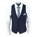 Mens Waistcoat Herringbone Tweed Check 1920s Peaky Blinders Gatsby Vintage - Knighthood Store