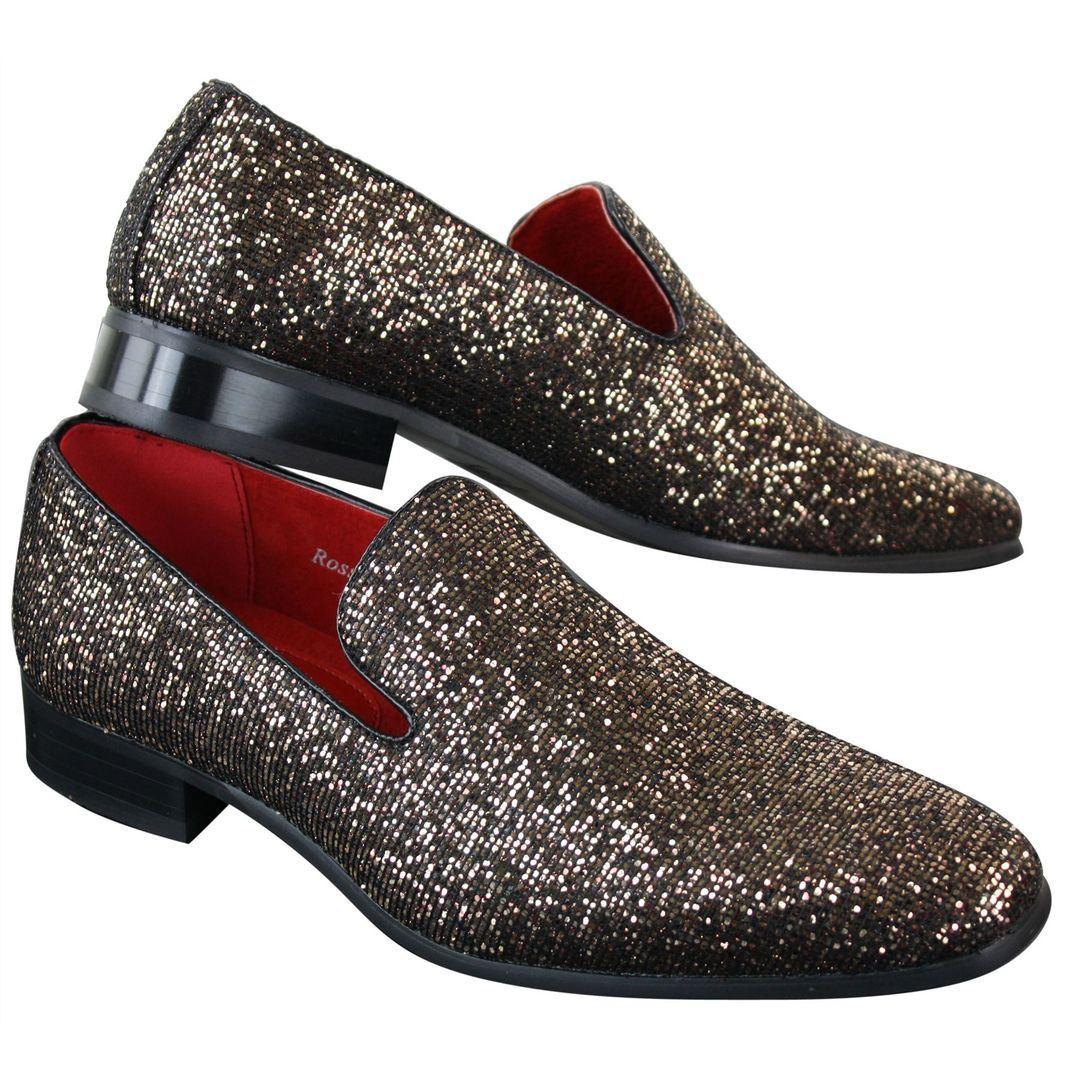 Sparkly mens sale dress shoes