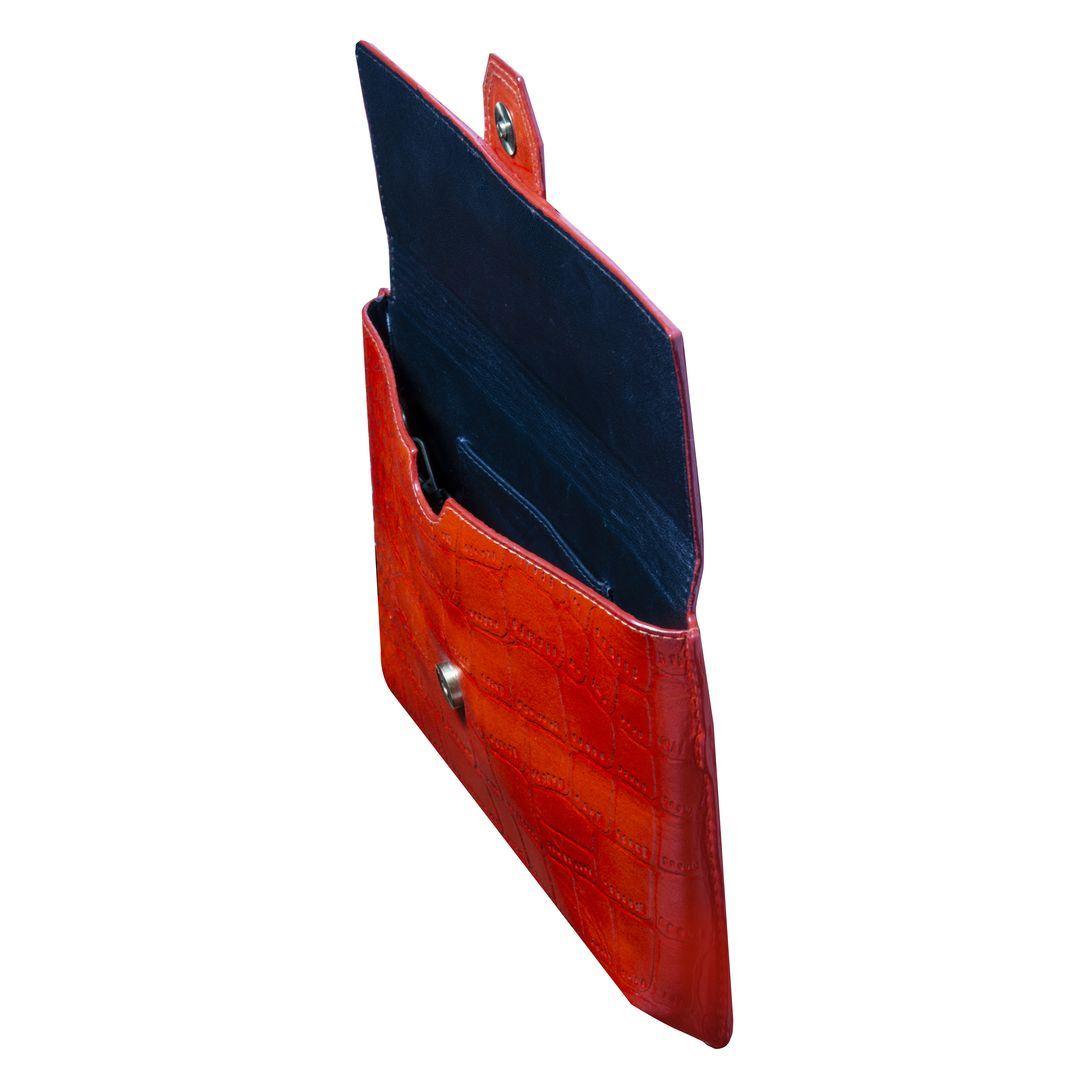 Womens Real Leather Buckle Hide Clutch Shoulder Bag Metal Chain Cross Body - Knighthood Store