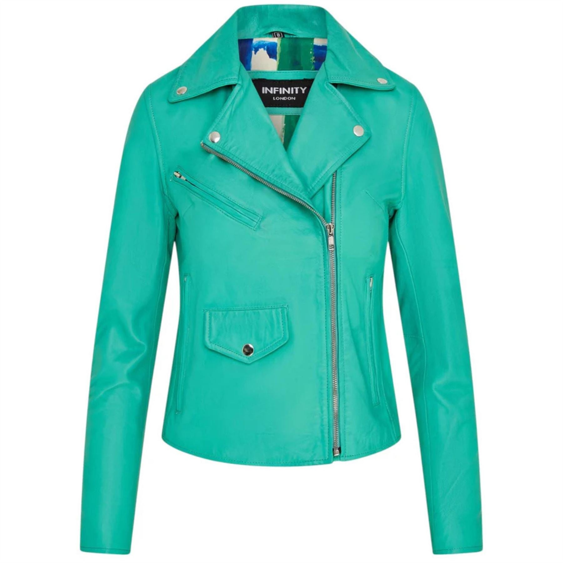 Women's Real Leather Brando Style Biker Jacket