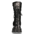 New Rock 373-S33 Ladies Black Gothic Mid Calf Boots - Knighthood Store