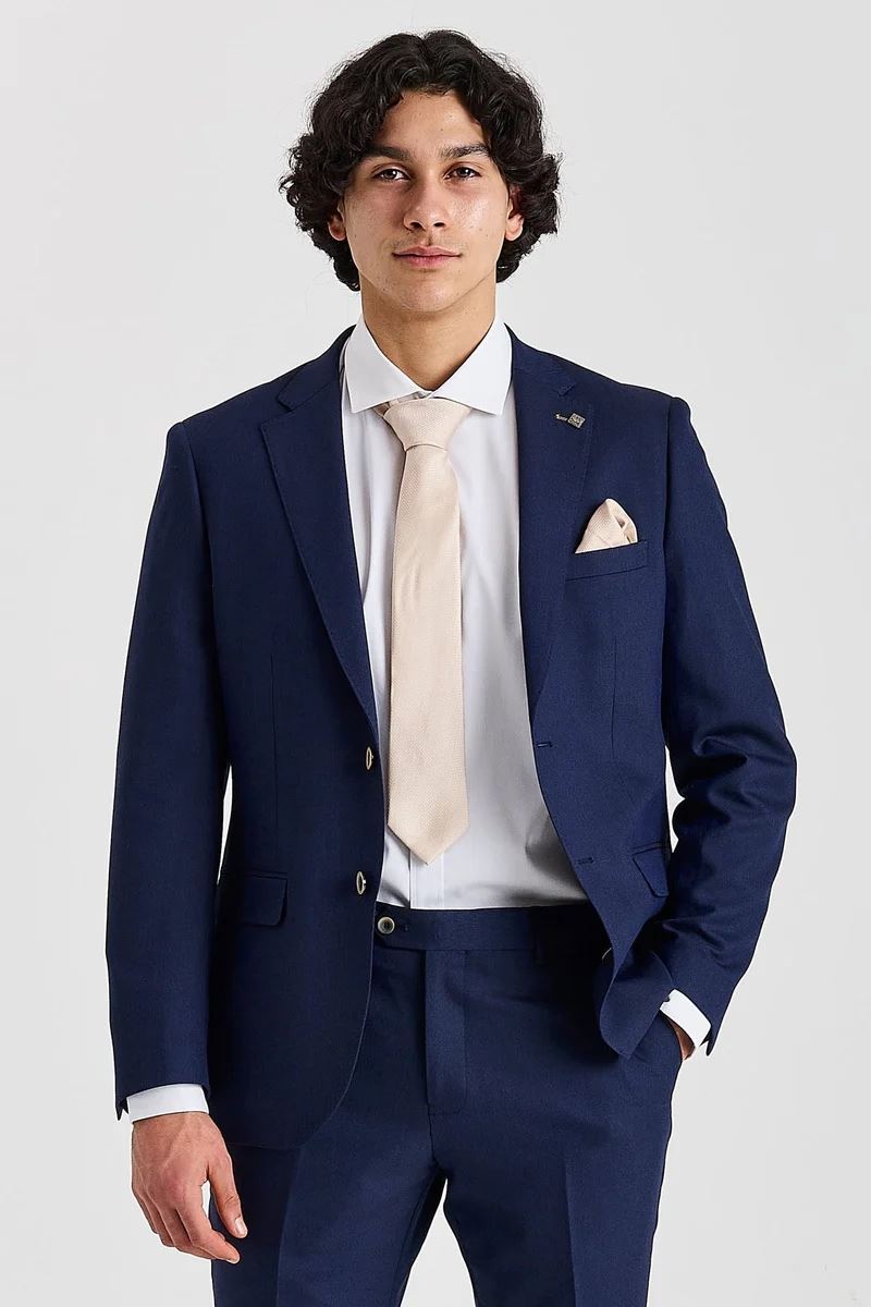 Belmont - Men's Navy Tailored Fit Blazer